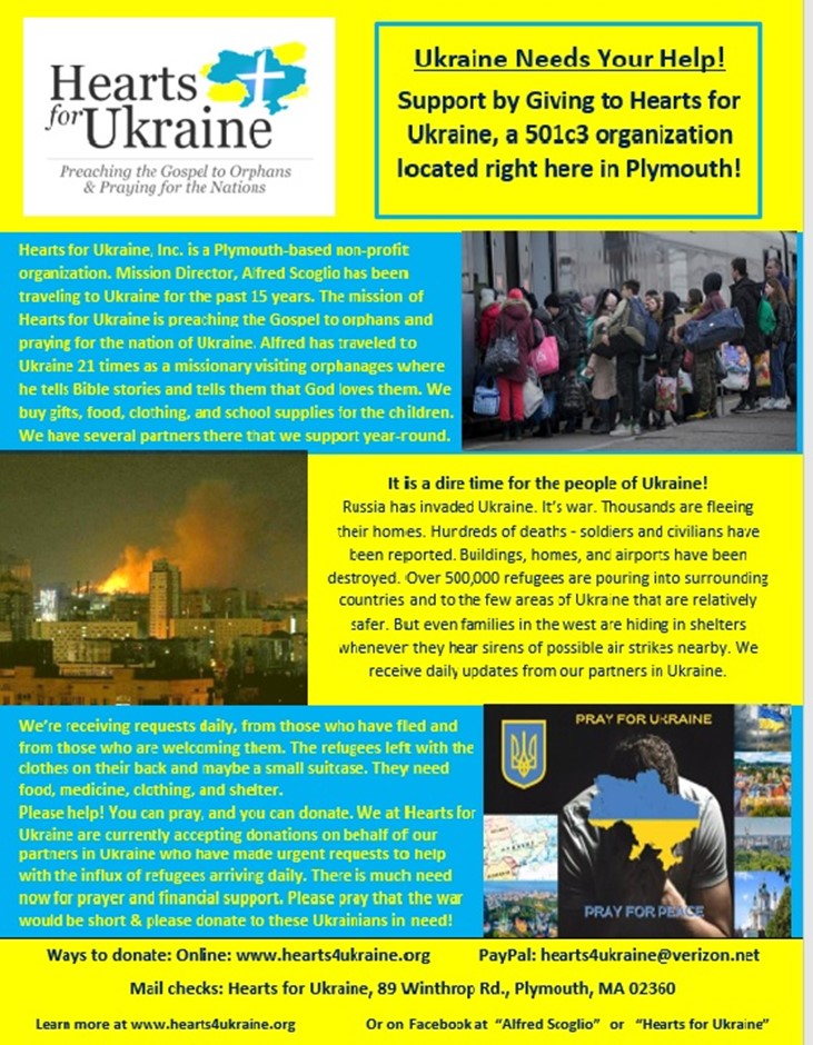 Hearts For Ukraine March 2023 Newsletter, Ukraine Updates