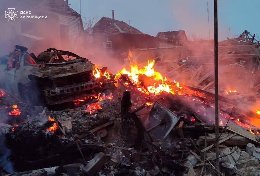 Vovchansk, Ukraine, source: kh.dsns.gov.ua